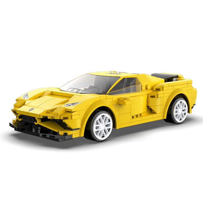 CaDA 1:20 488 Evo Racing Car Dual Control RC Brick Model Kits