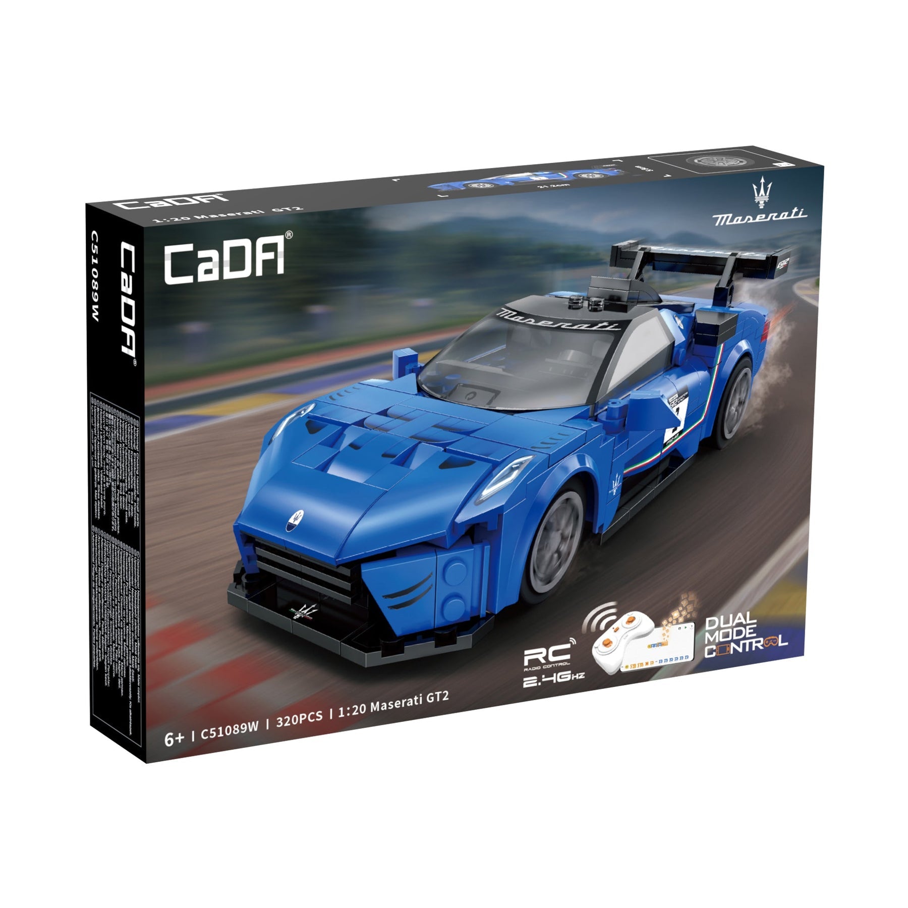 CaDA 1:20 Maserati GT2 Brick Car Dual Control