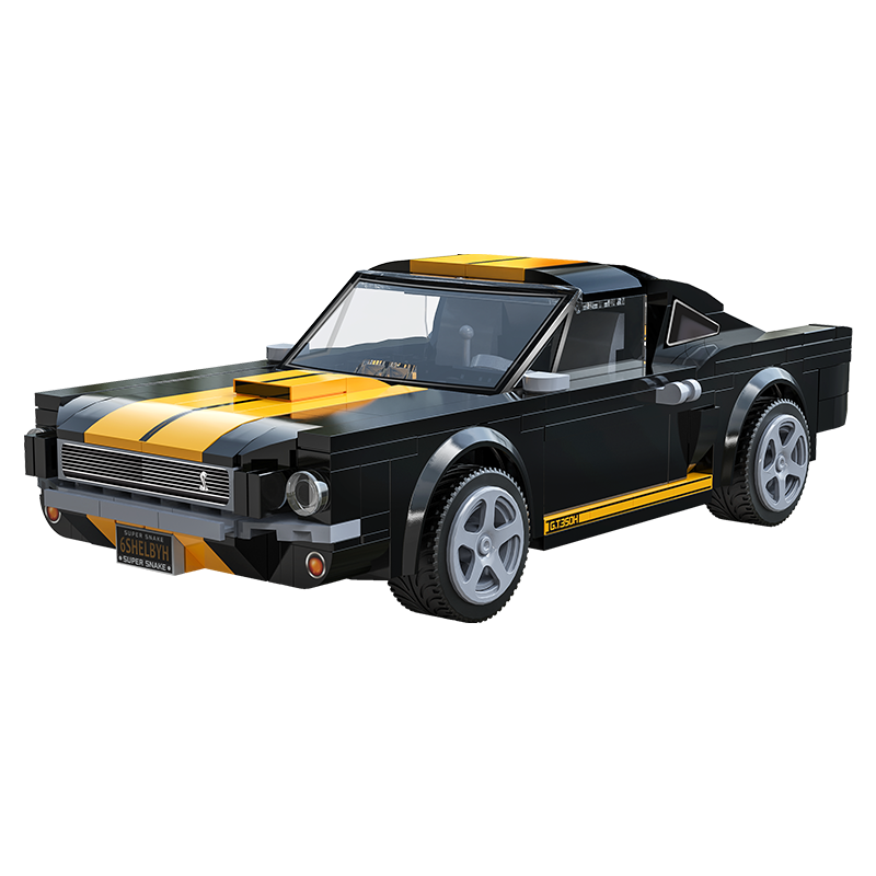 CaDA 1:20 Shelby Mustang GT350H Car Dual Control RC Brick Model Kits