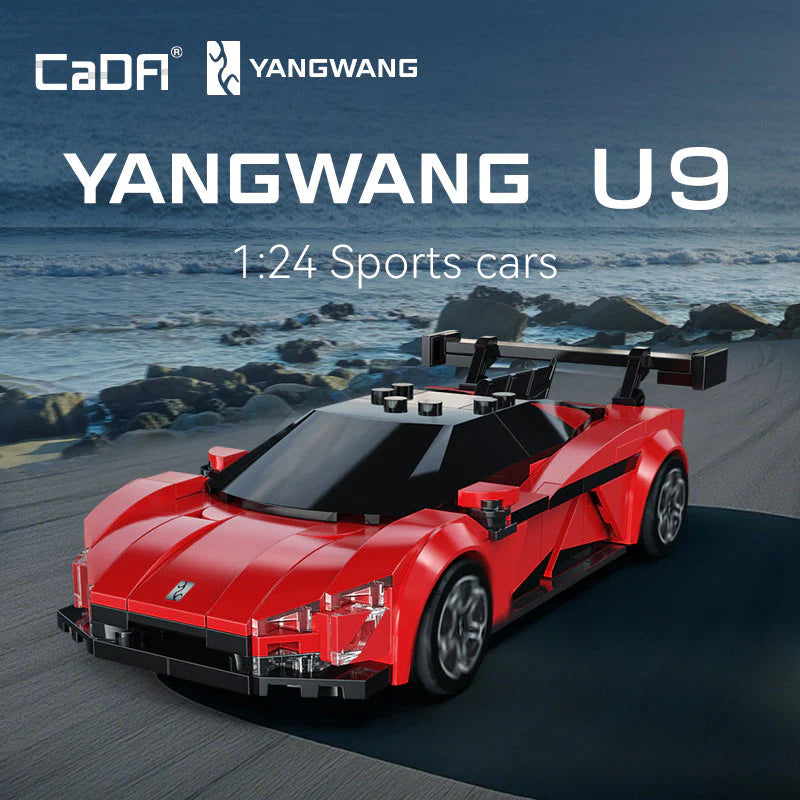 CaDA 1:24 BYD U9 Yangwang Supercar Brick Model Kits