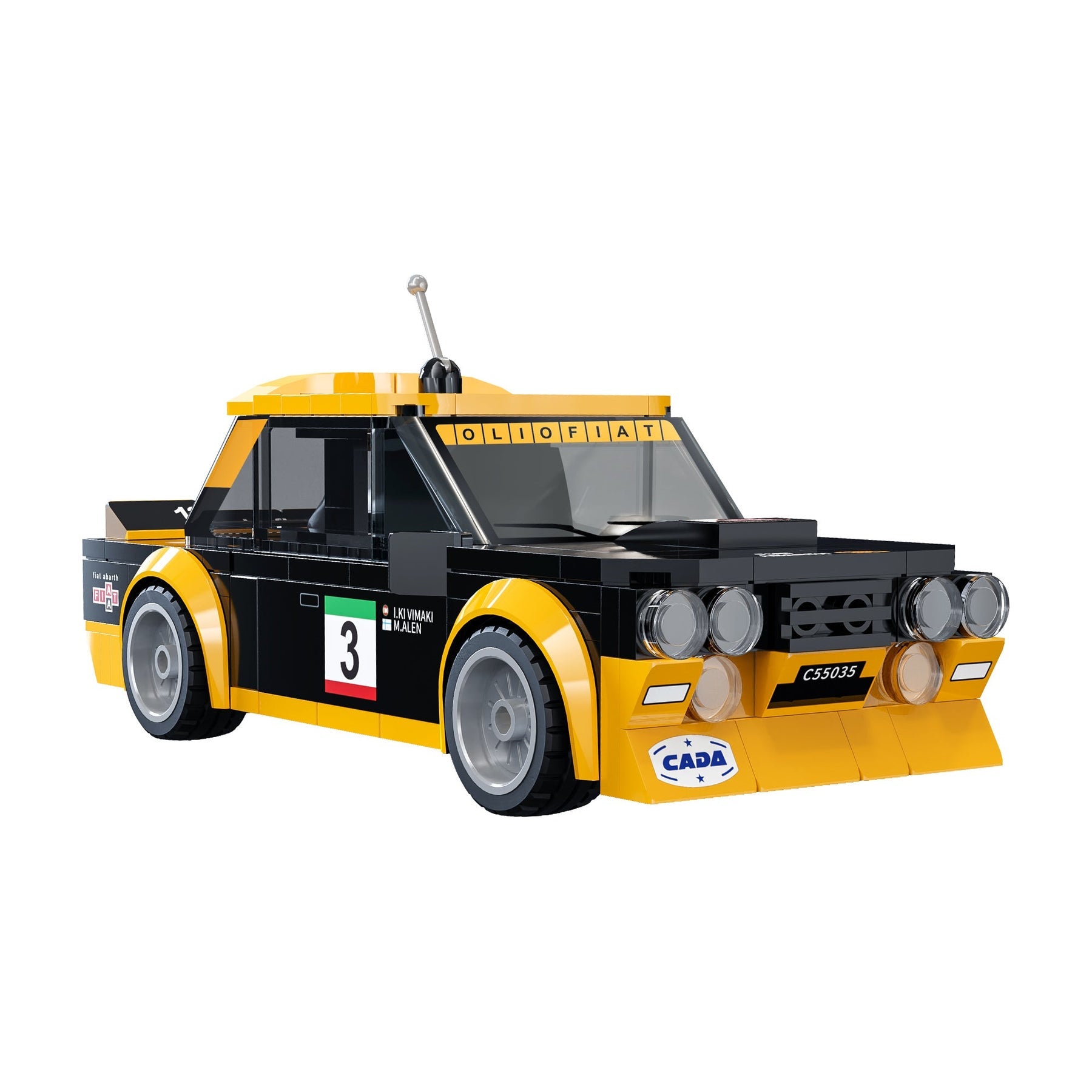 CaDA 1:24 Fiat 131 Abarth Car Brick Model Kits
