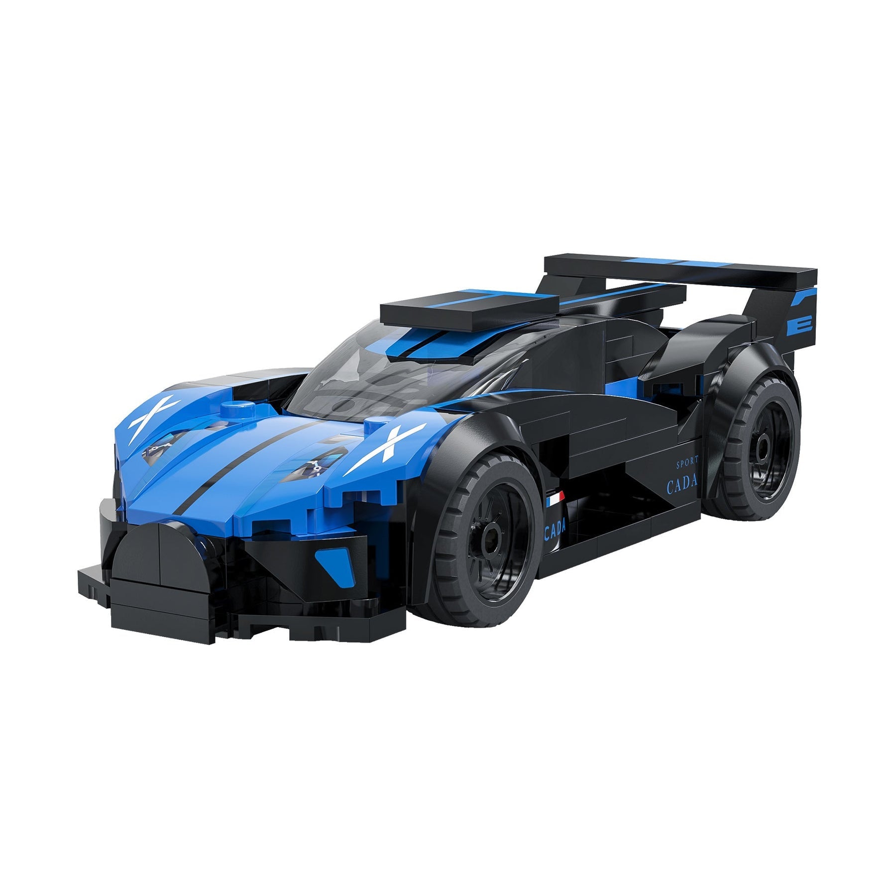 CaDA 1:32 Blue Flame Specter Car Brick Model Kits