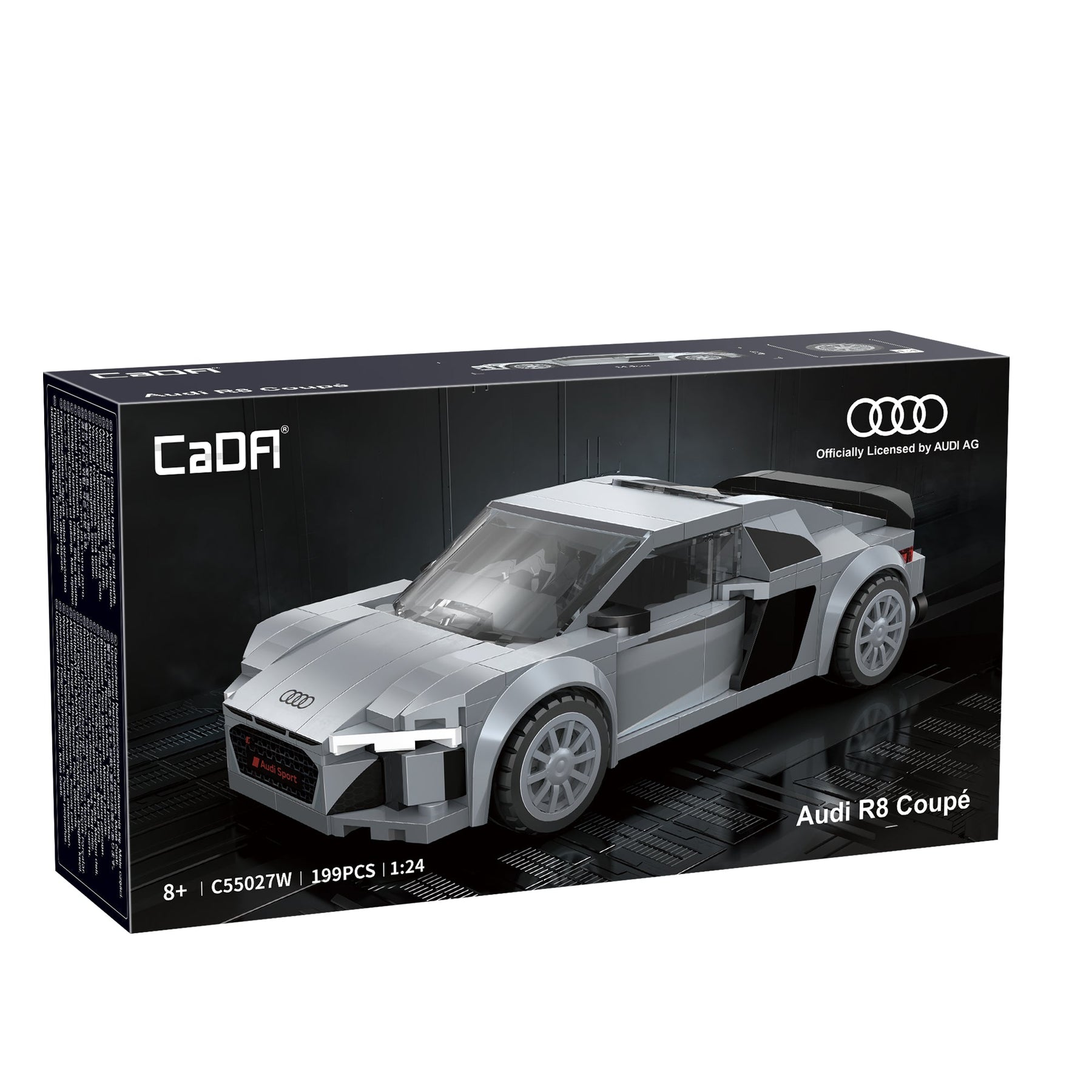 CaDA 1:24 Brick Audi R8 Coup Car