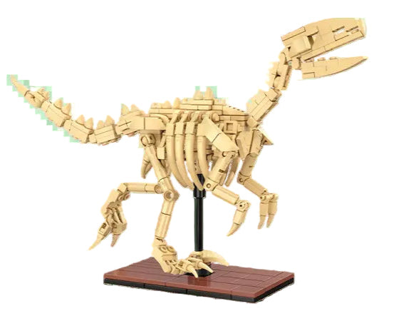 CaDA Dinosaur Fossils - Velociraptor Brick Model Kits