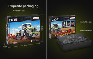 Exquisite packaging of a CADA toy construction set with front, back, and inner box designs.