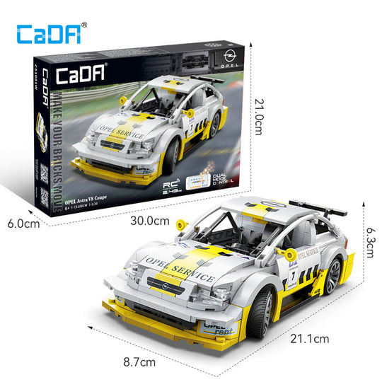 CaDA 1:20 Opel Astra V8 Coupe Brick Car Dual Control