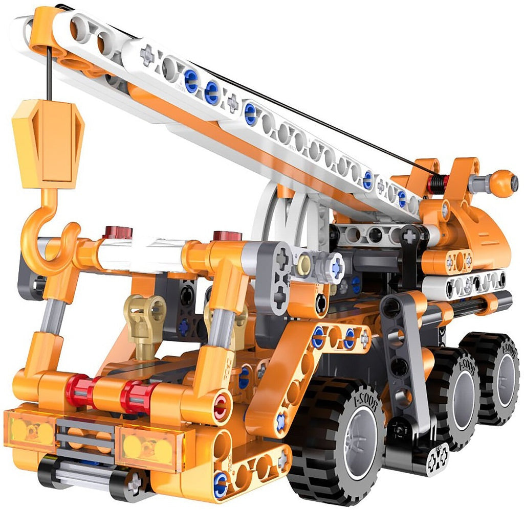 CaDA Pullback Excavator Brick Model Kits