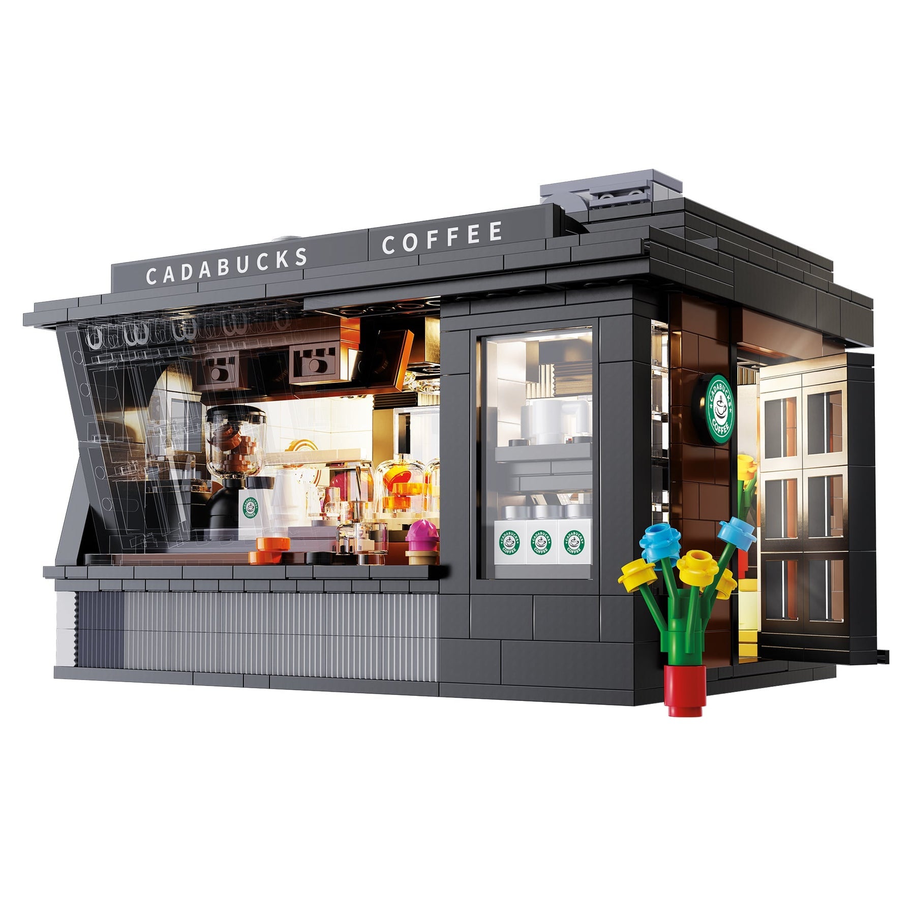 CaDA Street Coffee House Brick Model Kits