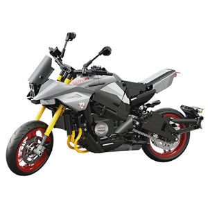 Motorcycle model on a white background