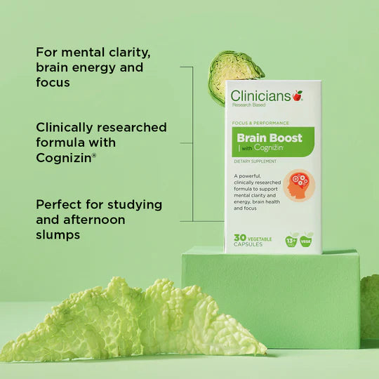 Clinicians Brain Boost With Cognizin 30 Vege Capsules