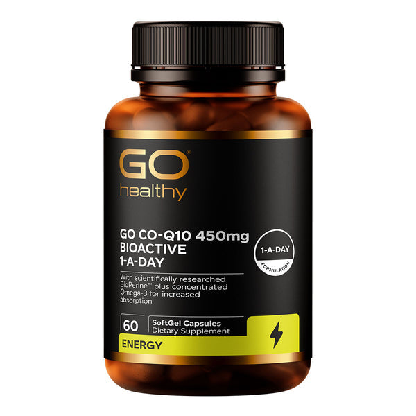 GO Healthy Go Co-Q10 450mg BioActive 60 Softgels