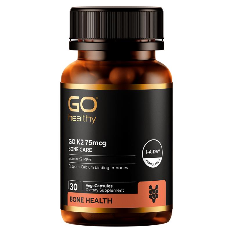 GO Healthy Go K2 75mcg 30 Vege Capsules