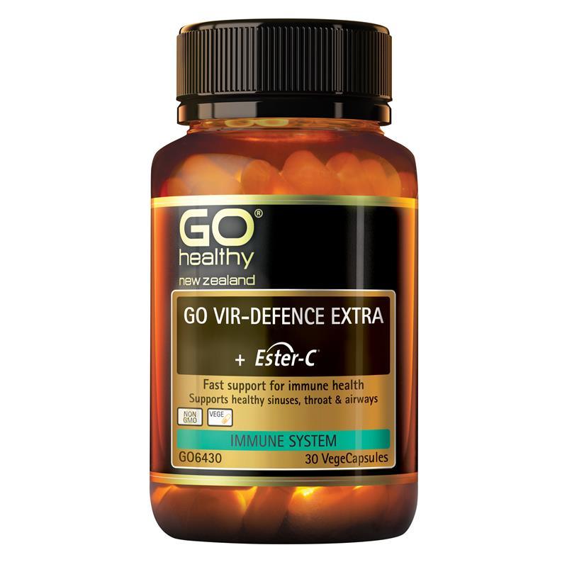 GO Healthy Vir-Defence Extra + Ester-C,Vitamin C,OCARE NZ