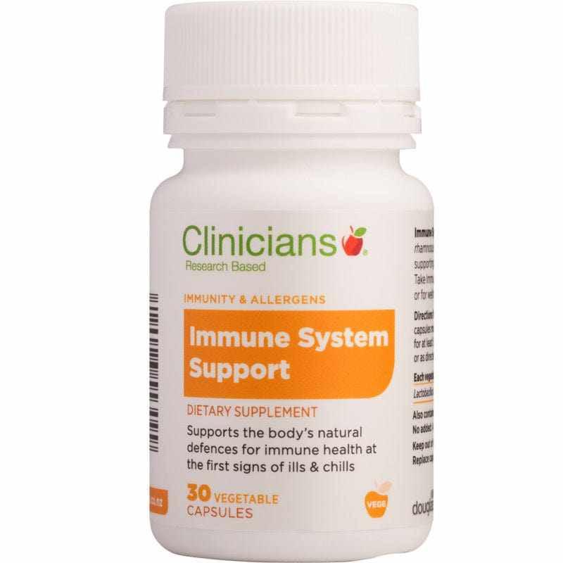 Clinicians Immune System Support 30 Vege Capsules EXP:03/2025, General, OCARE NZ