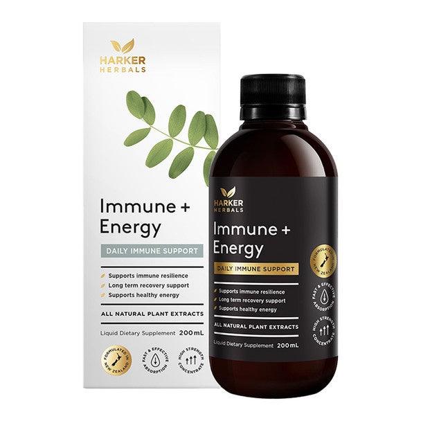 Harker Herbals Be Well Immune + Energy 200ml, OCARE NZ