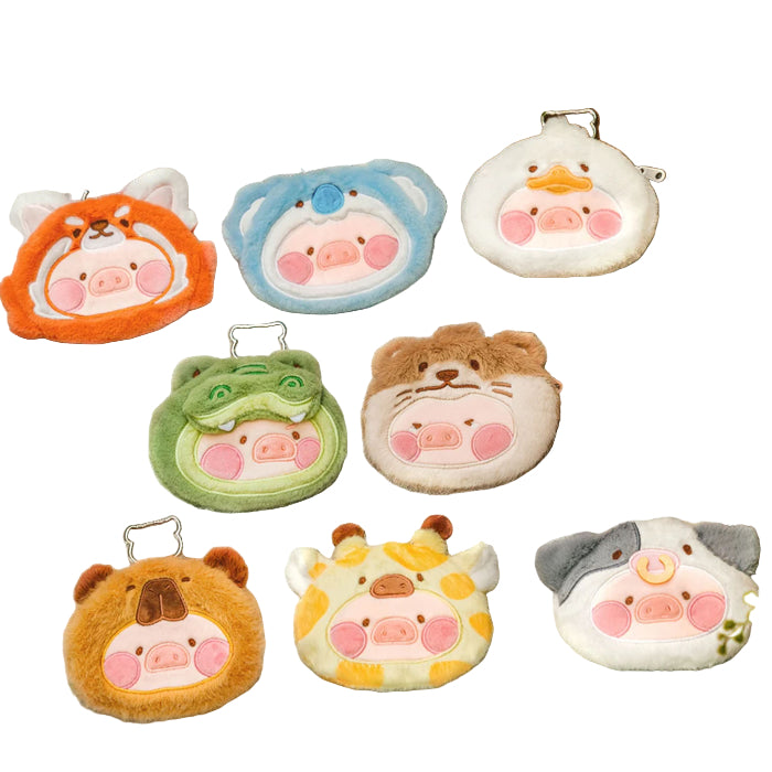 LuLu The Piggy Animal Party Plush Pouch Blind Box - Single Box