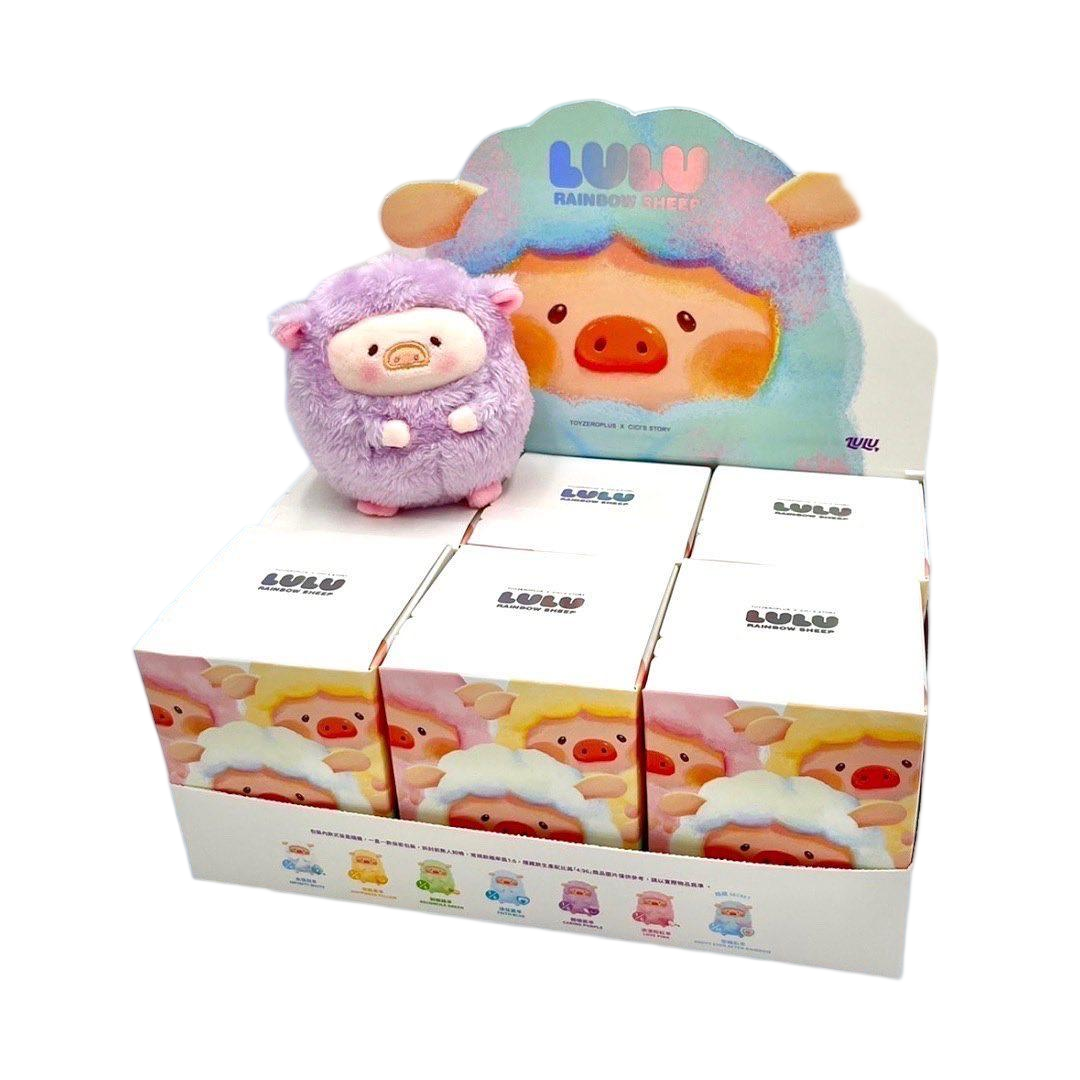 LuLu The Piggy LuLu Rainbow Sheep Plush Blind Box - Single Box