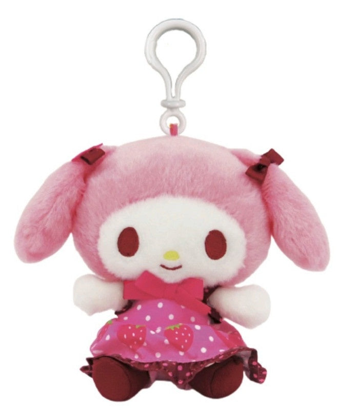 Sanrio My Melody Clip-on Plush Chocolate & Strawberry