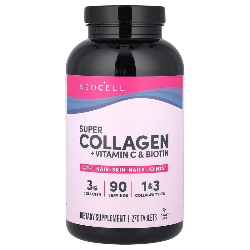 Neocell Super Collagen + Vitamin C & Biotin, Collagen for Skin