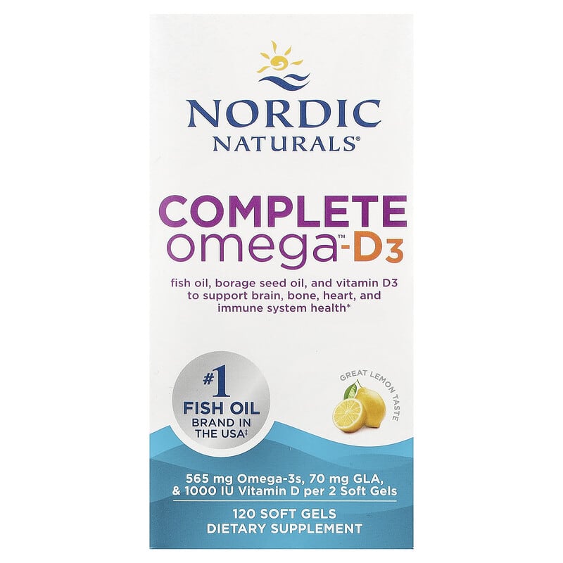 Nordic Naturals Complete Omega-D3 Lemon