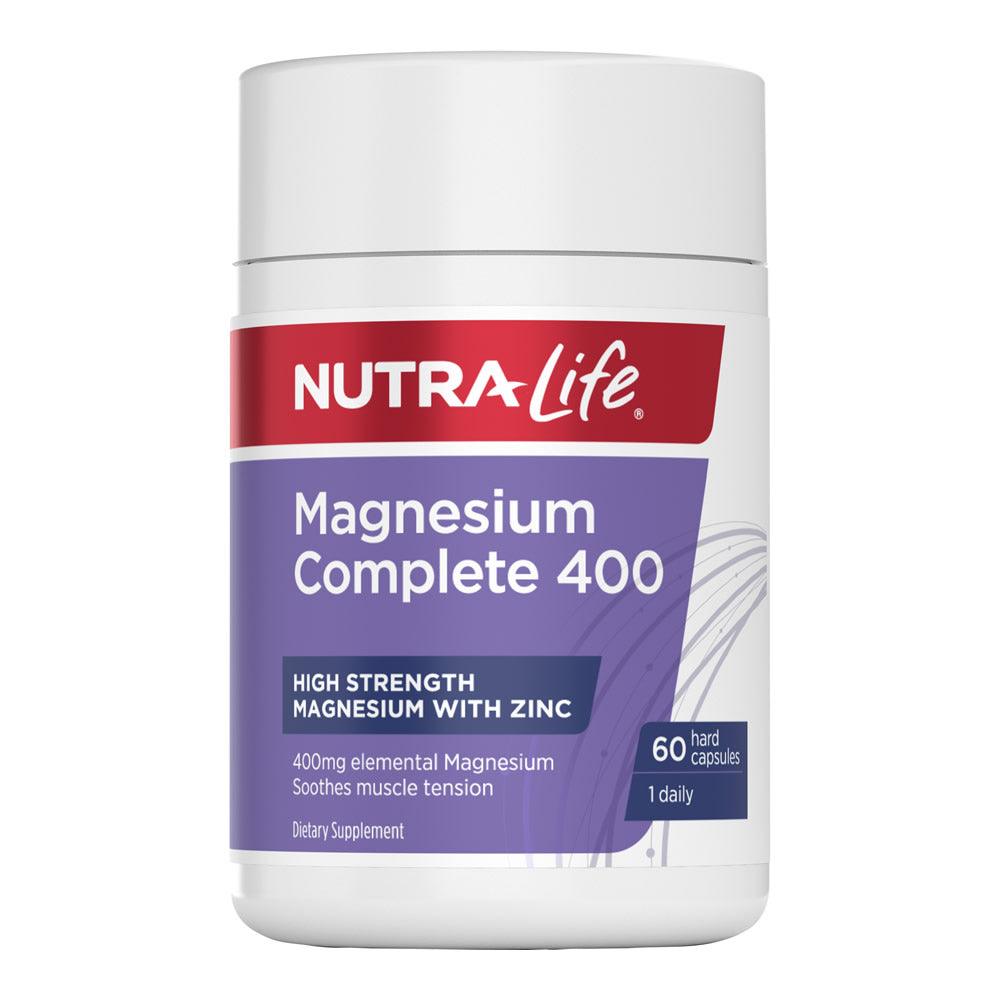 Nutra-Life Magnesium Complete 400 60 Hard Capsules, Magnesium