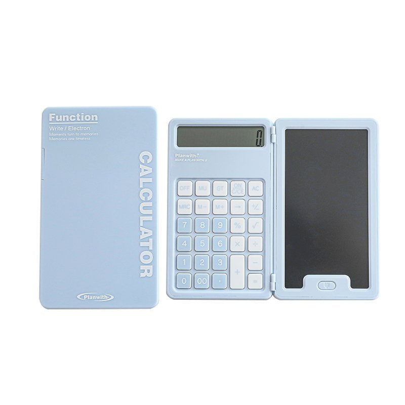 Planwith Portable Handwritten Calculator Multi-Function Senior 12-Bit Calculator