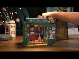 Rolife Mose's Detective Agency DIY Miniature House Kit, Scale Model Kits