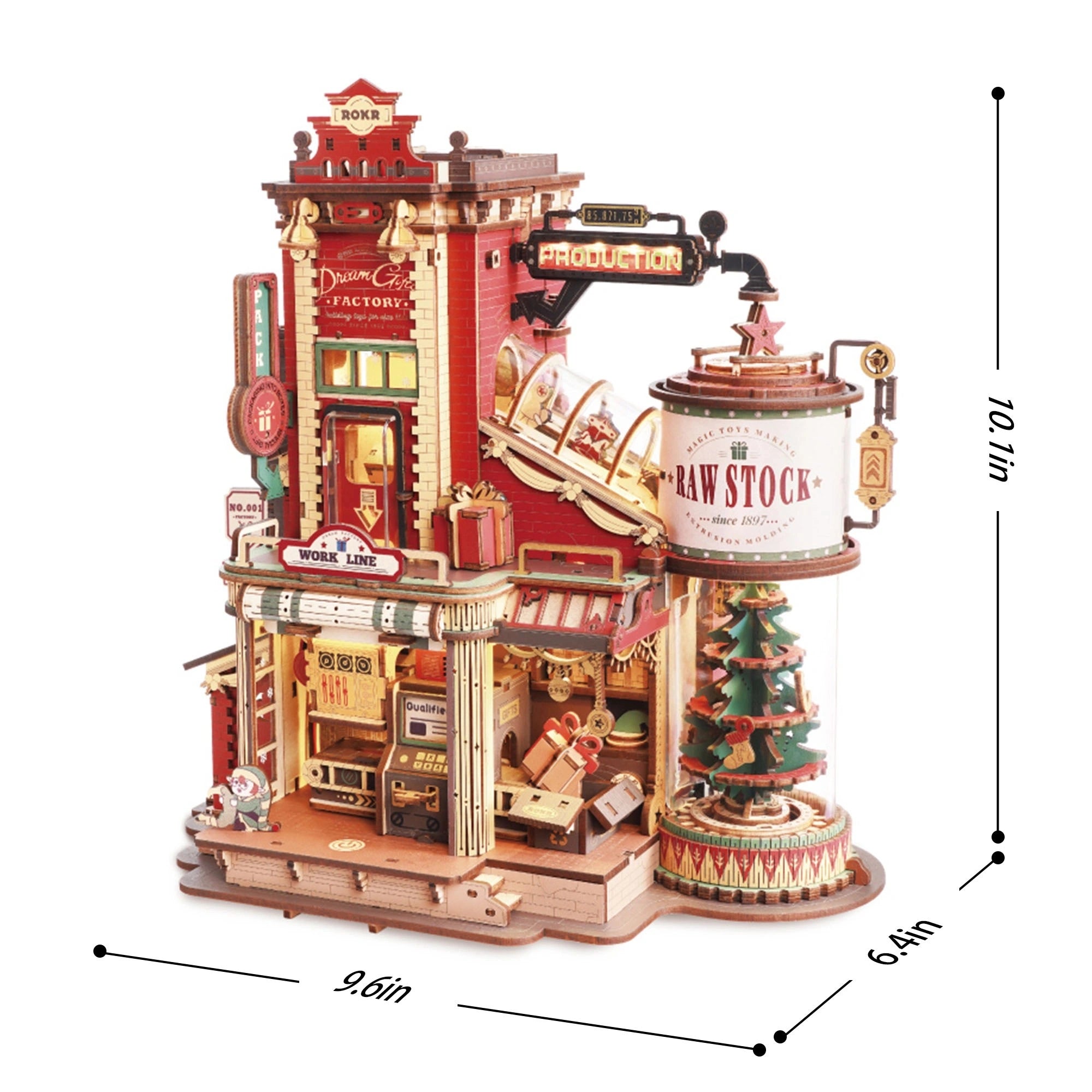 ROKR Dream Gift Factory Music Box 3D Puzzle DIY Kit