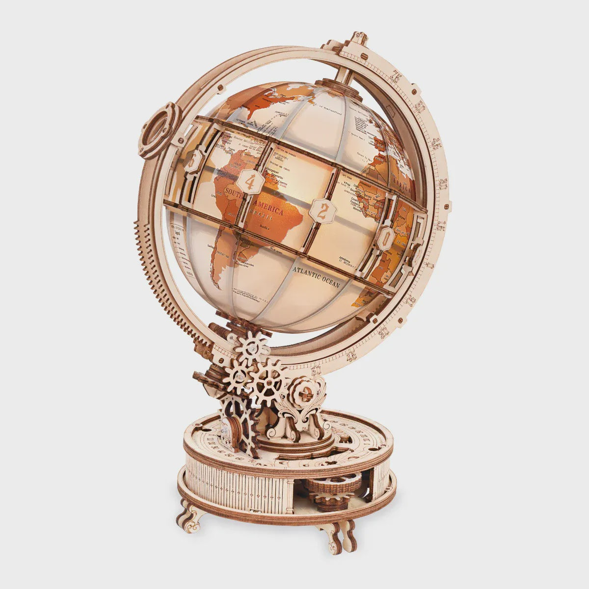 ROKR Luminous Globe 3D Puzzle DIY Kit (Electric Version)