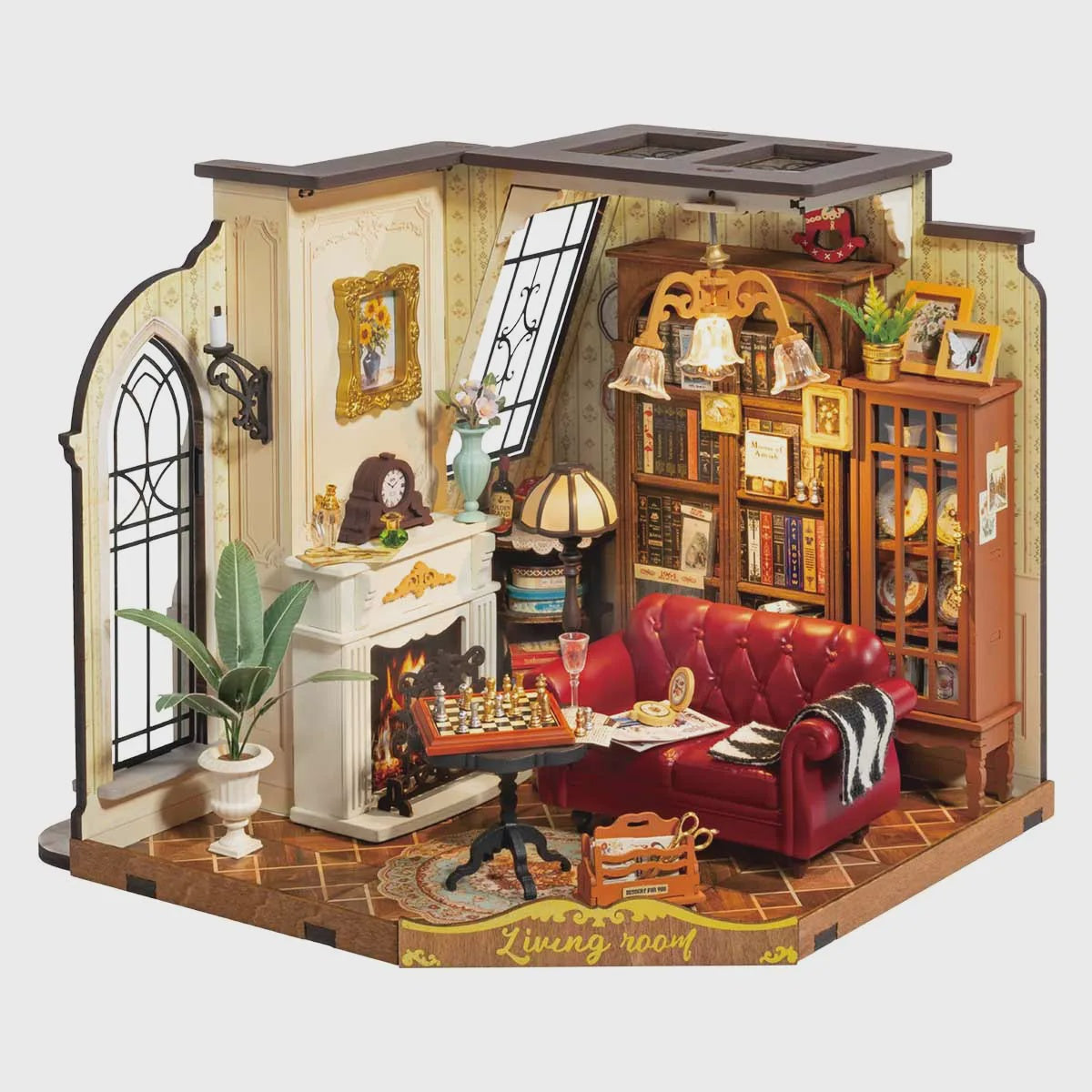 Rolife Catherine's Living Room DIY Miniature House Kit