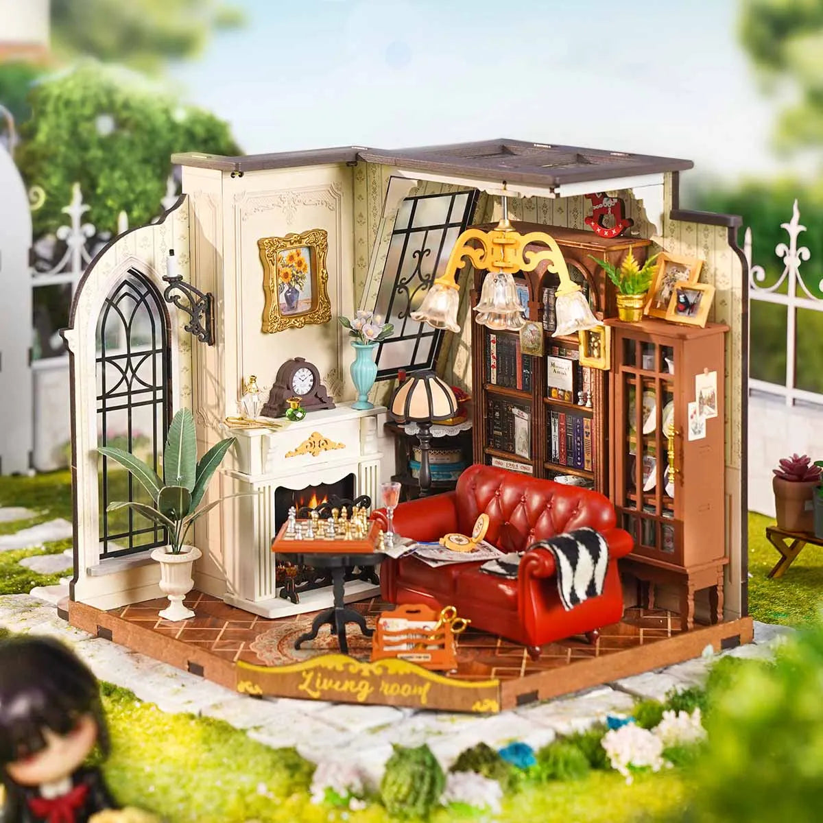 Rolife Catherine's Living Room DIY Miniature House Kit
