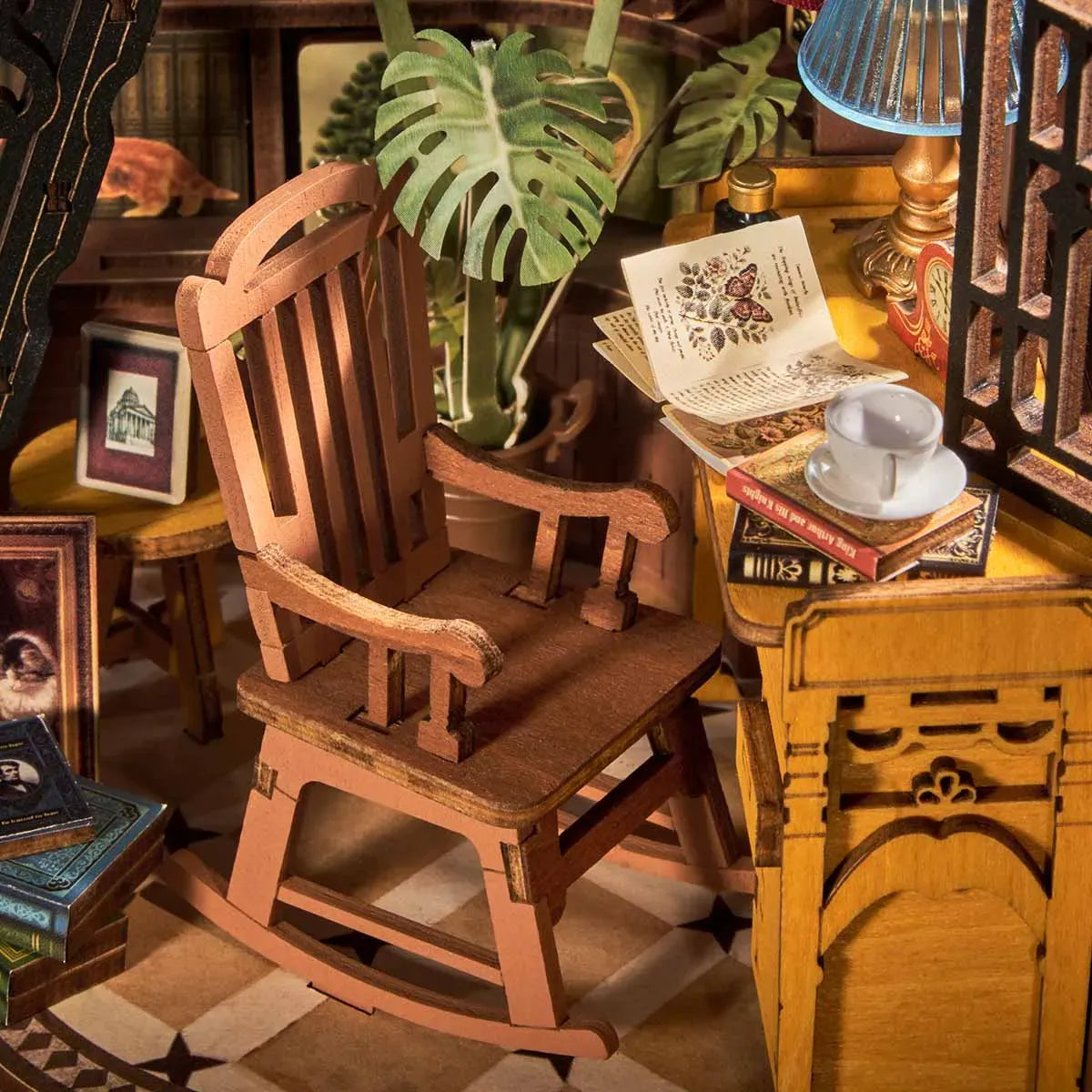 Rolife Silent Corner Study DIY Book Nook Kit