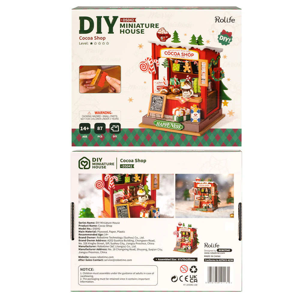 Rolife Cocoa Shop DIY Miniature House