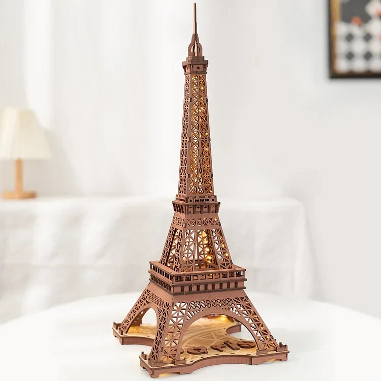 Rolife Night of The Eiffel Tower 3D Wooden Puzzle