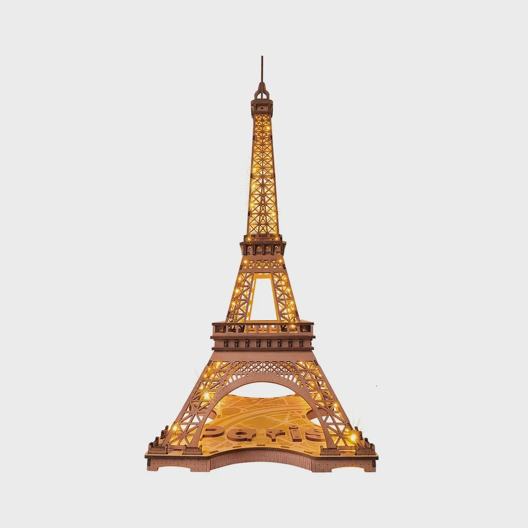 Rolife Night of The Eiffel Tower 3D Wooden Puzzle