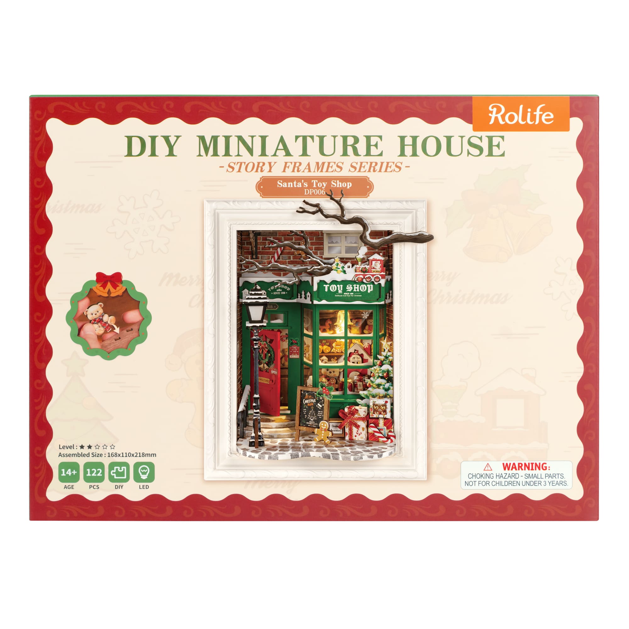 Rolife Santa's Toy Shop DIY Miniature House