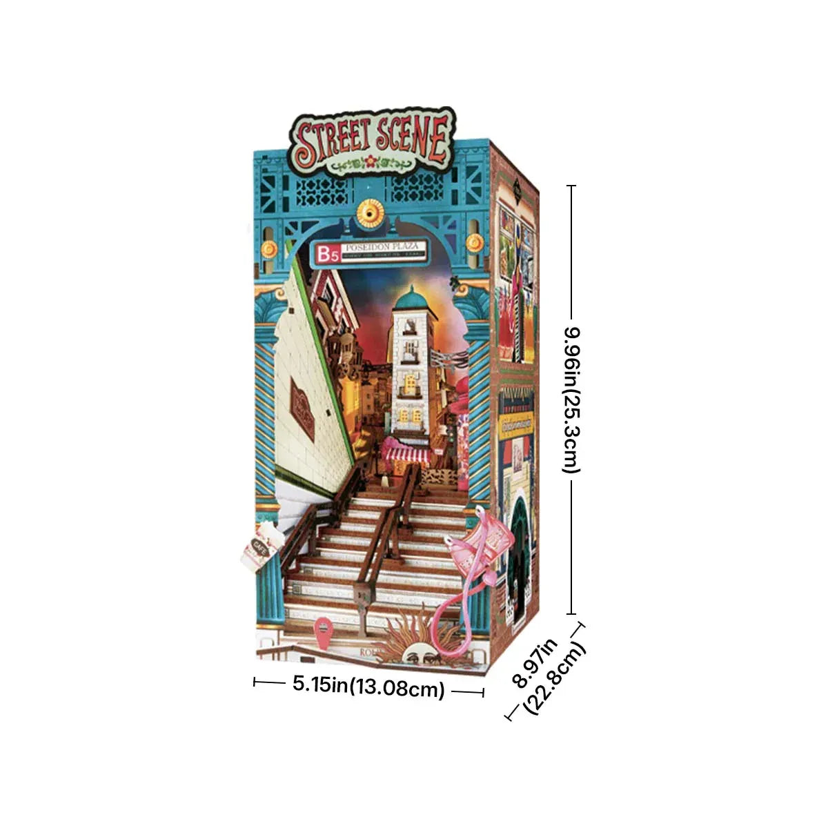 Rolife Street Scene DIY Book Nook Kit