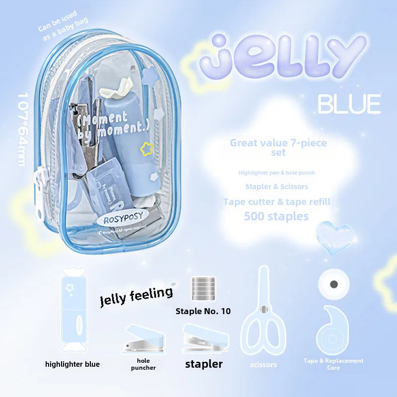 RosyPosy Jelly 7-Piece Productivity Essentials Set