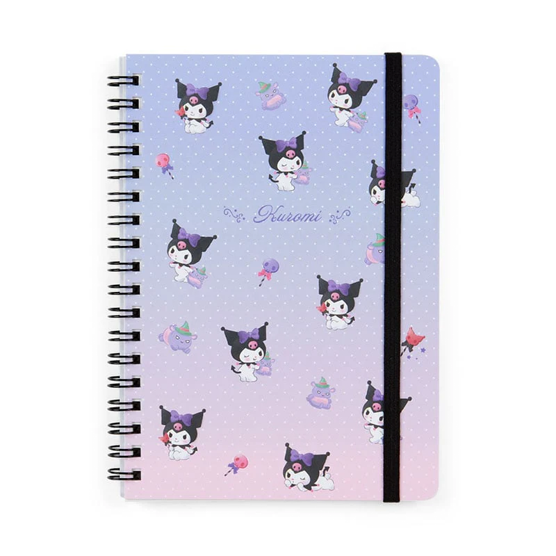 Sanrio Kuromi Elastic Closure Lined B6 Notebook