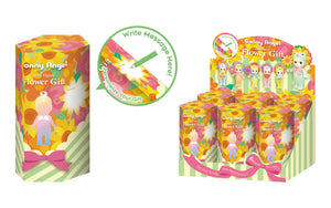 Sunny Angel Flower Gift packaging with a display of boxes on a white background
