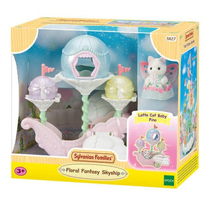 Sylvanian Families Floral Fantasy Skyship toy set in packaging