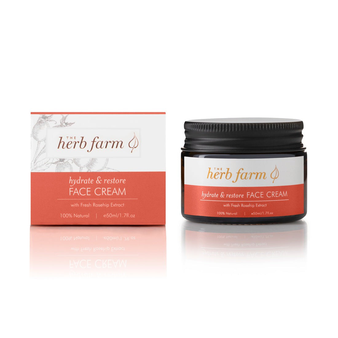 The Herb Farm Hydrate & Restore Face Cream 50ml - Clearance (EXP:04/2026 & 07/2026))