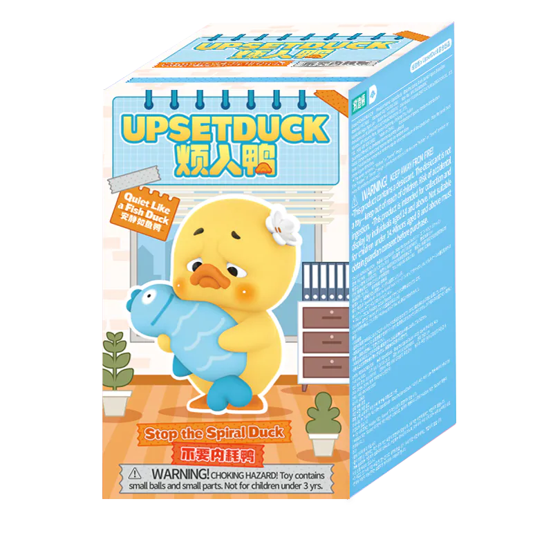 Upsetduck Stop the Spiral Duck Vinyl Figure Blind Box