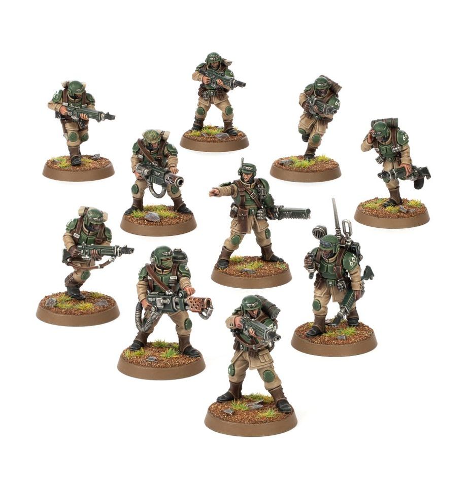 Warhammer 40K Astra Militarum Cadian Shock Troops