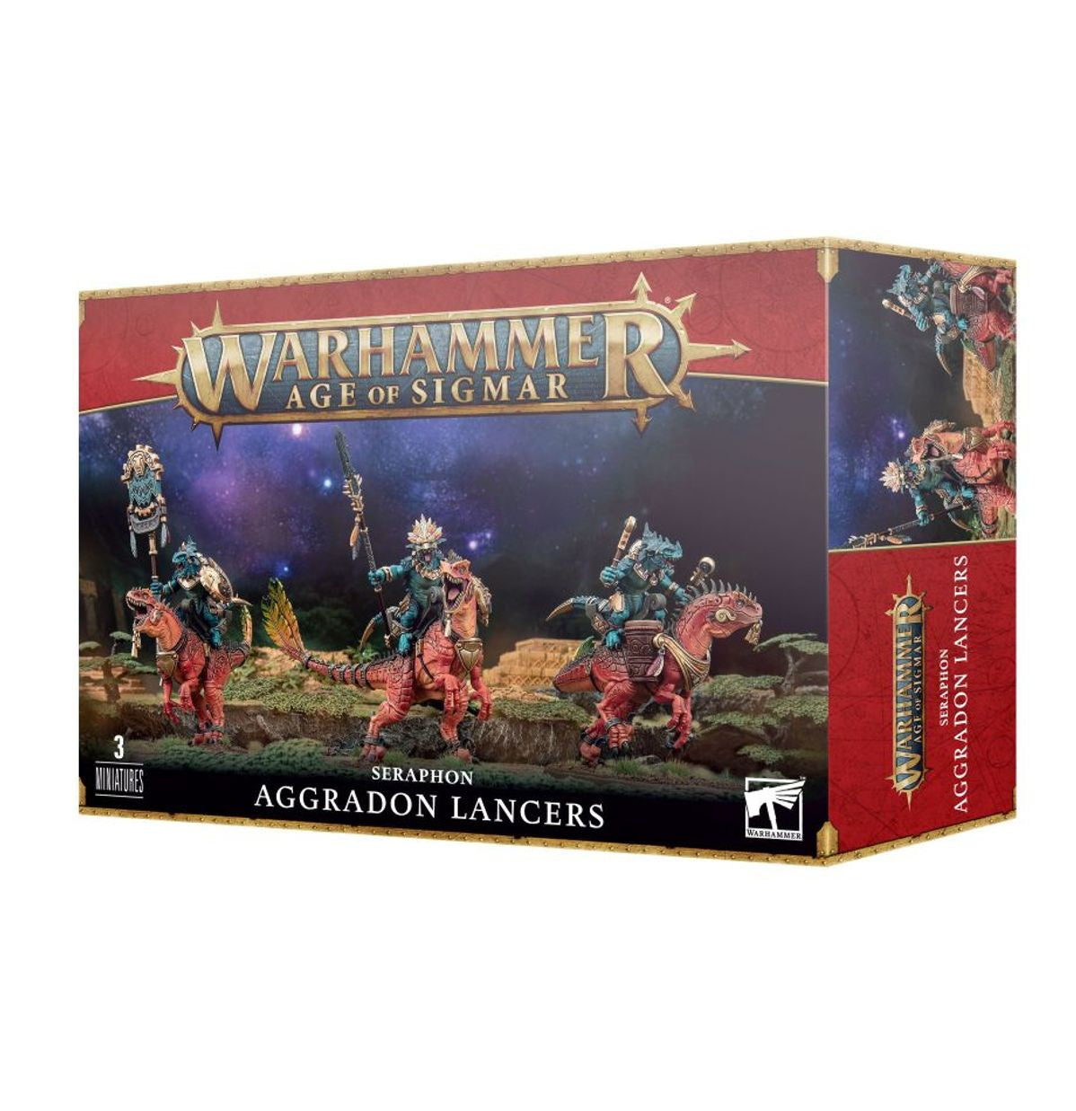 Warhammer Age of Sigmar Seraphon:Aggradon Lancers