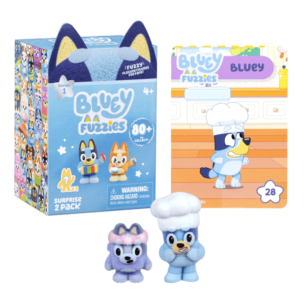 Bluey Fuzzies Surprise 2 Pack Blind Box
