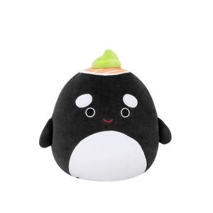 Squishmallows 12" S28 Kai – Black Sushi Orca Plush