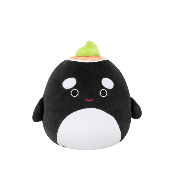Squishmallows 12" S28 Kai – Black Sushi Orca Plush