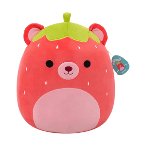 Squishmallows 12" S28 Romeo – Strawberry Bear Plush