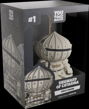 Vinyl figure of Siegward of Catarina in packaging with 'YouTooz' branding.